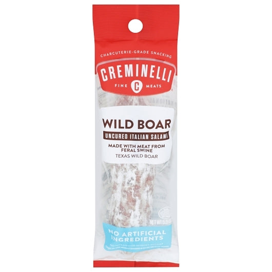 Creminelli Fine Meats Wild Boar Salami, 9 x 1 each Case - Frozen Meat & Seafood