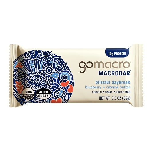 Gomacro Blueberry & Cashew Butter Bar Master Case, 12 x 1 ct Case - Nuts & Seeds