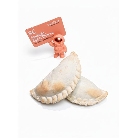 Nuchas, LLC Ready To Eat Egg, Sausage, & Cheese Empanadas, 1 x 4.5 lb Case - Prepared Foods