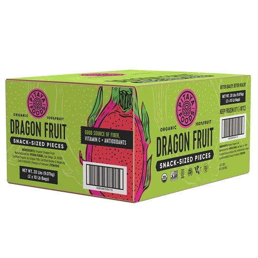 Pitaya Plus Organic IQF Organic Dragon Fruit, 1 x 20 lb Case - DOT product image 5