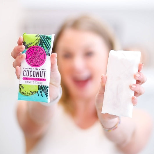 Pitaya Plus Organic Coconut Smoothie Packs, 8 x 14 oz Case - Frozen Fruit