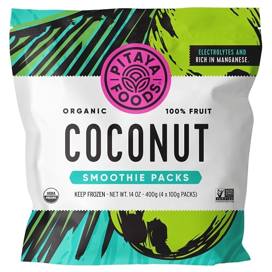 Pitaya Plus ORGANIC COCONUT SMOOTHIE PACKS, 8 x 14 oz Case - DOT product image 3