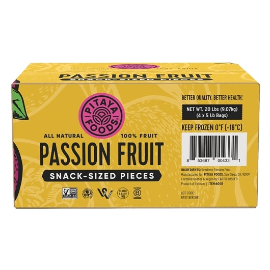 Pitaya Plus Seedless PASSION FRUIT CUBES, 1 x 20 lb Case - DOT product image 3