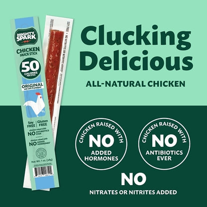 Mighty Spark Food Co Chicken Snack Stick, 8 x 4 oz Case - DOT product image 2