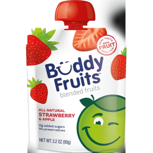 (Price/Case)Buddy Fruits 1852181 Originals-18 X 1 Case-Strawberr - DOT product image 1