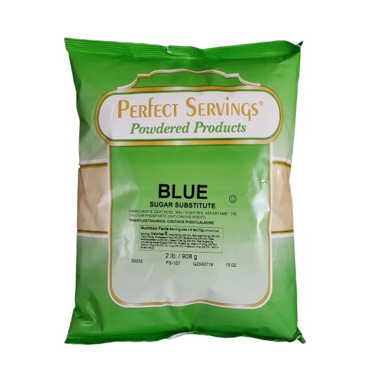 Beverage Solutions Beverage Solution Blue Substitute Aspartame, 1 x 12 lb Case - Pantry Ingredients