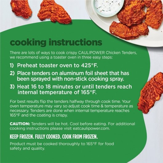 Caulipower Gluten-Free Chicken Tenders, 8 x 14 oz Case - Frozen Meat & Seafood