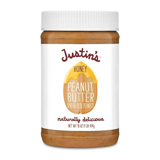 Justin's Honey Peanut Butter, 12 x 16 oz Case - Pantry Ingredients - image 2