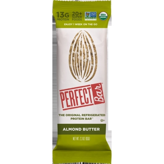 Perfect Bar Almond Butter Bar, 16 x 2.3 oz Case - Snack Bars & Granola Bars