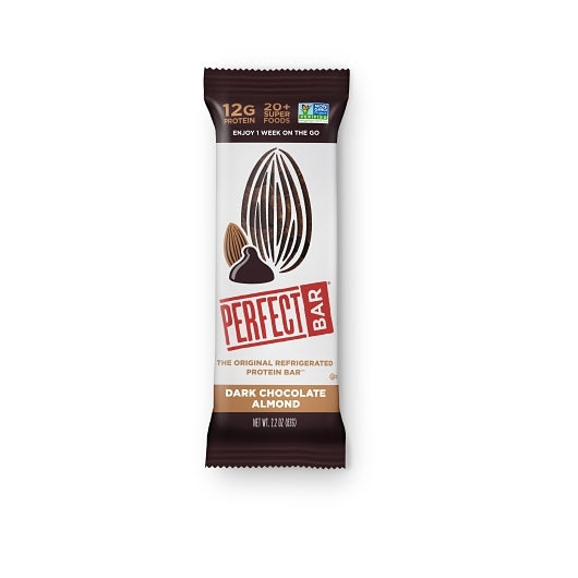 Perfect Bar Dark Chocolate Almond Bar, 16 x 2.4 oz Case - Candy & Confections