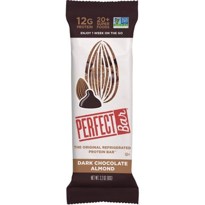 Perfect Bar Dark Chocolate Almond Bar, 16 x 2.4 oz Case - DOT product image 2