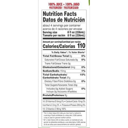 Sunberry Farms APPLE JUICE 100%, 12 x 33.8 fl oz Case - DOT product image 2