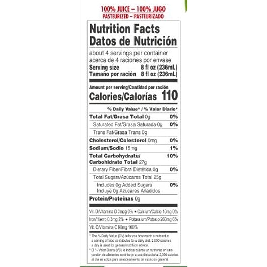 Sunberry Farms APPLE JUICE 100%, 12 x 33.8 fl oz Case - DOT product image 2