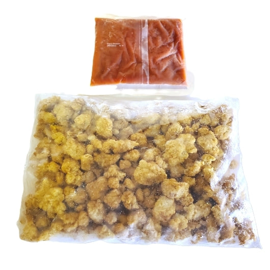 Green Dragon Whole Grain Japanese Cherry Blossom Battered Chicken Nuggets, 6 x 7.15 lb Case - Frozen Meat & Seafood