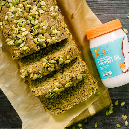 BetterBody Foods Organic Naturally Refined Coconut Oil, 1 x 1 GA Case - GS1 styled product image