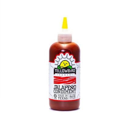 Yellowbird Foods Jalapeno Sauce, 6 x 19.6 oz Case - Condiments & Sauces