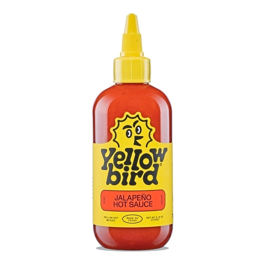 Yellowbird Foods Jalapeno Hot Sauce Bottle, 6 x 9.8 oz Case - Condiments & Sauces