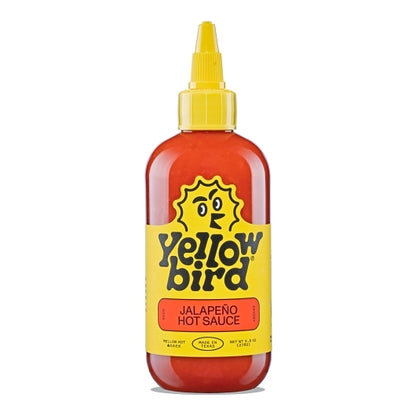 Yellowbird Foods Jalapeno Hot Sauce Bottle, 6 x 9.8 oz Case - Condiments & Sauces