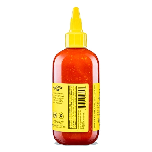 Yellowbird Condiment Sauce Jalapeno Hot Sauce Bottle, 6 x 9.8 oz Case - Alternate product angle or state