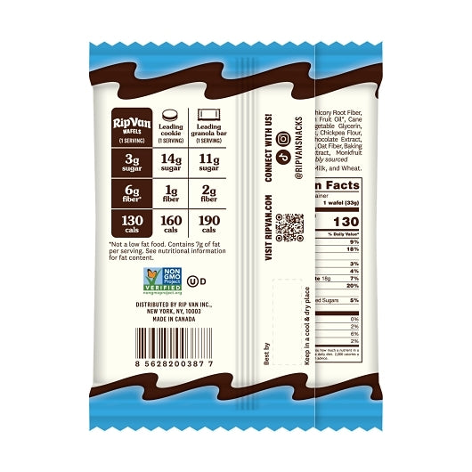 Rip Van Low Sugar Cookies & Cream Wafels, 4 x 12 x 1.16 oz Case - DOT product image 5
