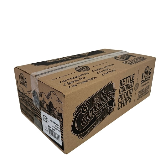 Carolina Kettle Sea Salt Flavored Kettle Chips, 28 x 1 oz Case - Snacks - image 2
