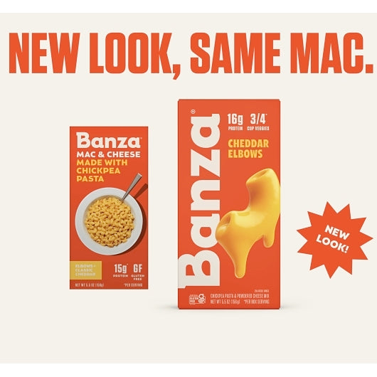 Banza Mac & Cheddar Elbows, 6 x 5.5 oz Case - DOT product image 2