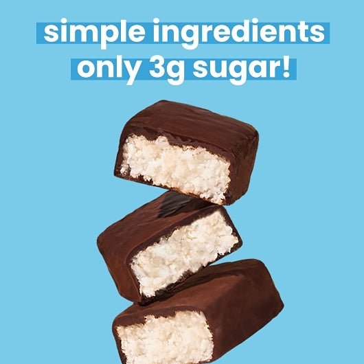 Unreal Brands Dark Chocolate Coconut Bars, 6 x 4.2 oz Case - Alternate product angle or state