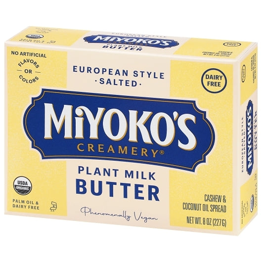 Miyokos Kitchen European Cultured Vegan Butter, 6 x 8 oz Case - DOT product image 5