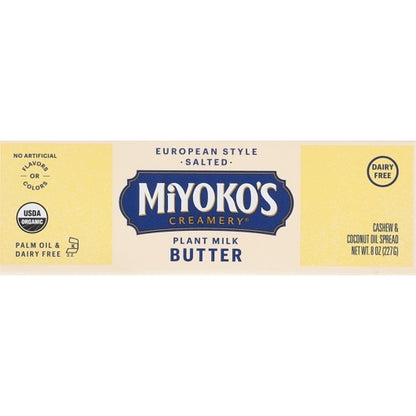 Miyokos Kitchen European Cultured Vegan Butter, 6 x 8 oz Case - DOT product image 7