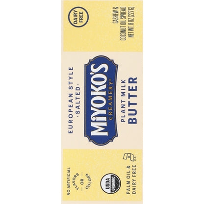 Miyokos Kitchen European Cultured Vegan Butter, 6 x 8 oz Case - DOT product image 6