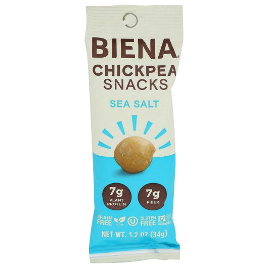 Biena Sea Salt Chickpeas, 4 x 10 x 1.2 oz Case - Snacks
