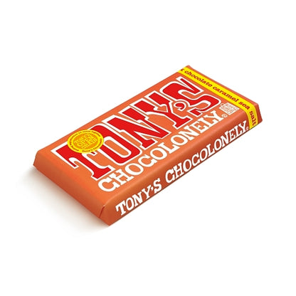 Tony's Chocolonely Milk Caramel Sea Salt, 15 x 6.35 oz Case - Candy & Confections