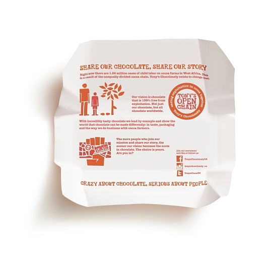 Tony's Chocolonely Milk Caramel Sea Salt, 15 x 6.35 oz Case - DOT product image 7