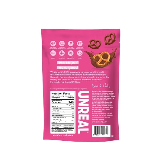 Unreal Case Of Milk Chocolate Covered Pretzels, 6 x 3.5 oz Case - Candy & Confections - image 2