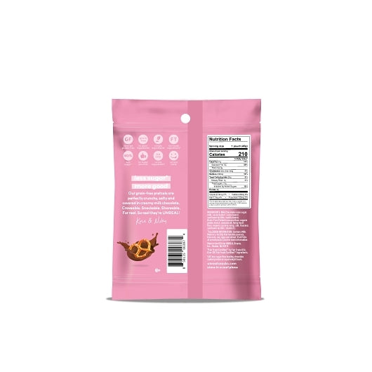 Unreal Milk Chocolate Covered Pretzels Case, 6 x 9 x 1.5 oz Case - Candy & Confections