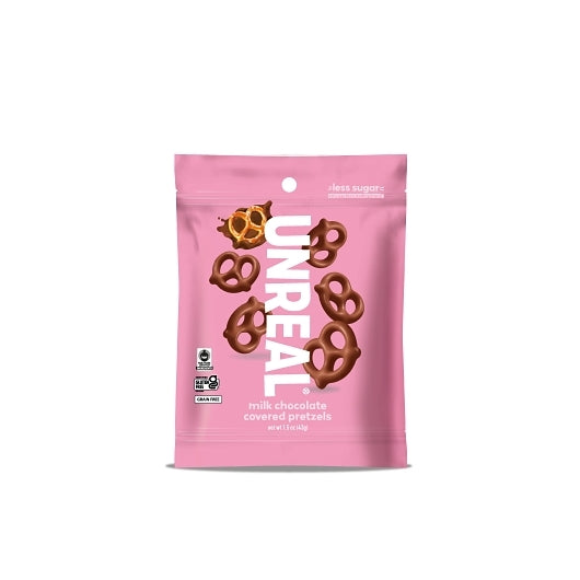Unreal Milk Chocolate Covered Pretzels Case, 6 x 9 x 1.5 oz Case - Candy & Confections - image 2