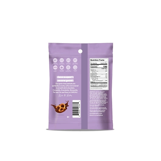 Unreal Dark Chocolate Covered Pretzels Case, 6 x 9 x 1.5 oz Case - Candy & Confections
