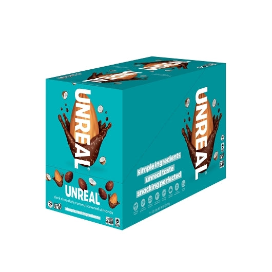 Unreal Dark Chocolate Coconut Almonds Case, 6 x 9 x 2 oz Case - Candy & Confections - image 2
