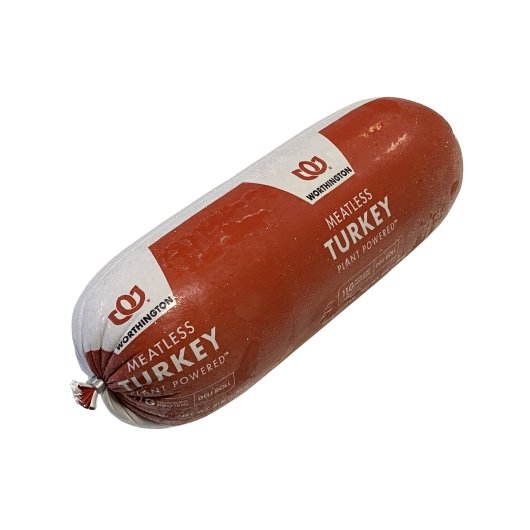 Worthington Oven Roasted Plant-Based Turkey Roll, 4 x 4 lb Case - Breads, Rolls & Buns