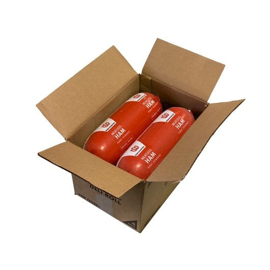 Worthington Plant-Based Lightly Seasoned Ham Roll, 4 x 4 lb Case - Alternate product angle or state