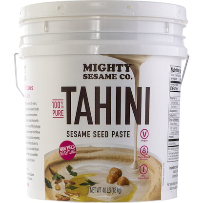 Mighty Sesame Classic Bulk Tahini, 1 x 40 lb Case - Condiments & Sauces
