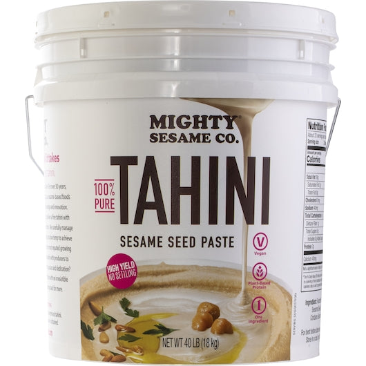 Mighty Sesame Classic Bulk Tahini, 1 x 40 lb Case - Condiments & Sauces