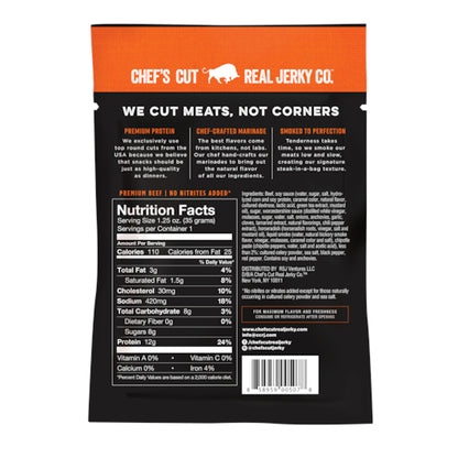 Chef'S Cut Chipotle Smoked Beef Chipotle Cracked Pepper, 8 x 2.5 oz Case - DOT product image 2