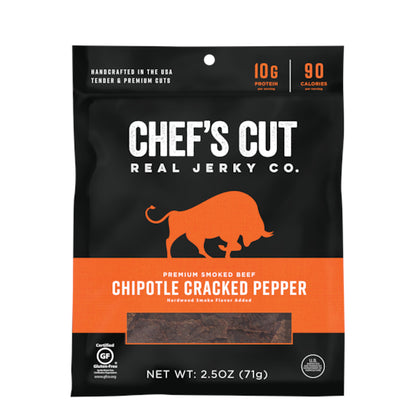 Chef's Cut Chipotle Smoked Beef Chipotle Cracked Pepper, 8 x 2.5 oz Case - Spices Seasonings
