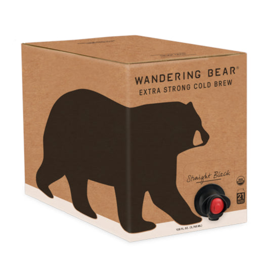 Wandering Bear Coffee Black Cold Brew, 2 x 1 GA Case - Coffee & Tea