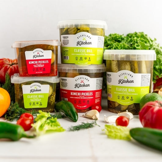 Cleveland Kitchen Kimchi Pickle Chips, 12 x 24 oz Case - Condiments & Sauces