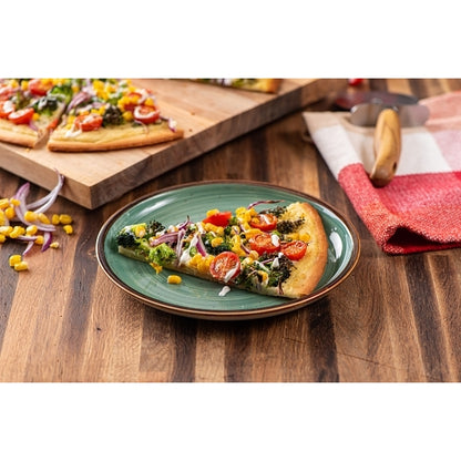 Venice Bakery 14 Inch Vegan Gluten-Free Plain Pizza Crust, 20 x 11.5 oz Case - GS1 plated product image