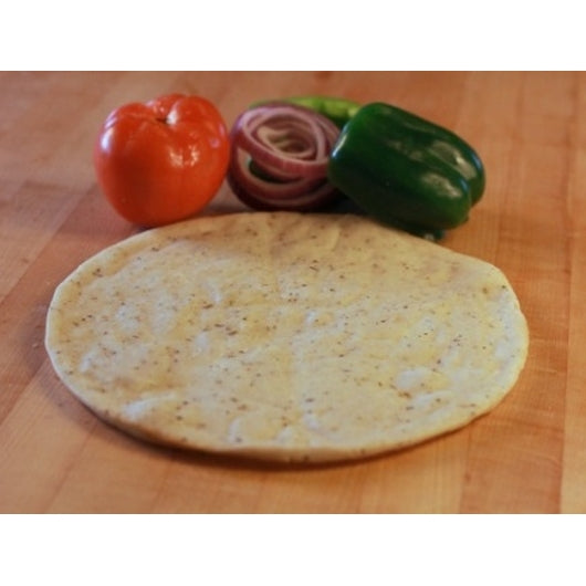 Venice Bakery GLUTEN-FREE SEASONED PIZZA CRUST VEGAN 14 INCH, 20 x 11.5 oz Case - Alternate product angle or state