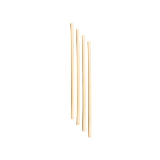 StrawFish 4.75" Stirrer Unwrapped Natural Biodegradable, 10 x 500 ct Case - Straws & Stirrers