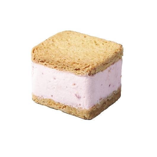 Nightingale, Inc. Baked From Scratch Strawberry Shortcake Chomp Size Ice Cream Cookies, 24 x 2.6 oz Case - Bakery & - im